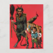  kerstBriefkaart Krampus Briefkaart (Voorkant)