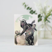  kerstBriefkaart Krampus Briefkaart (Staand voorkant)