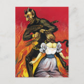  kerstBriefkaart Krampus Briefkaart (Voorkant)