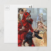  kerstBriefkaart Krampus Briefkaart (Voorkant / Achterkant)