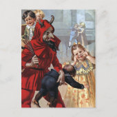 kerstBriefkaart Krampus Briefkaart (Voorkant)