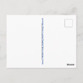 Kerstbriefkaart met rendier, een wijnscène briefkaart (Achterkant)