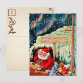  kerstBriefkaart Noordpool Briefkaart (Voorkant / Achterkant)