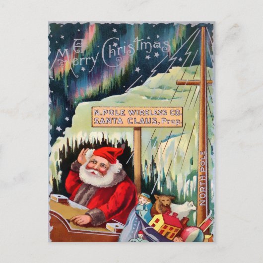  kerstBriefkaart Noordpool Briefkaart (Voorkant)