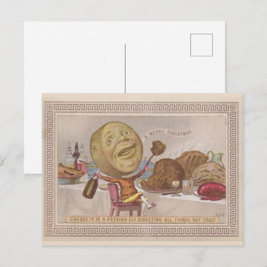 kerstBriefkaart Peevish Cheese Briefkaart (Voorkant / Achterkant)
