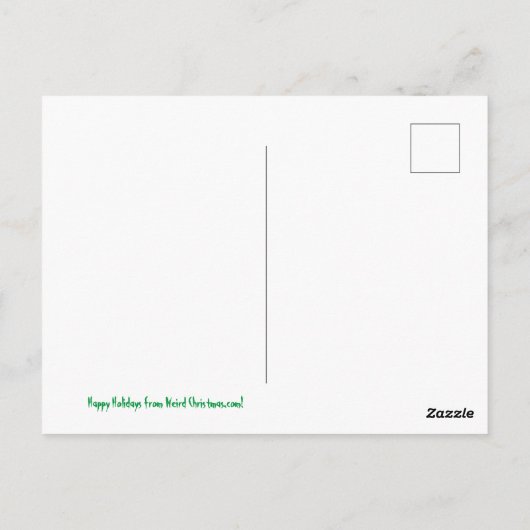 kerstBriefkaart Peevish Cheese Briefkaart (Achterkant)