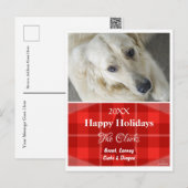 kerstBriefkaart Red Pset - HAMbWG Feestdagenkaart (Voorkant / Achterkant)