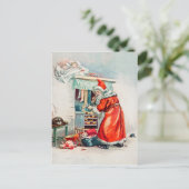  kerstBriefkaart Retro Briefkaart (Staand voorkant)