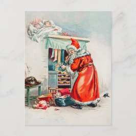 kerstBriefkaart Retro Briefkaart