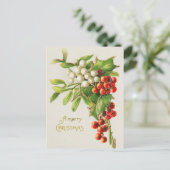 kerstBriefkaart Retro Briefkaart (Staand voorkant)