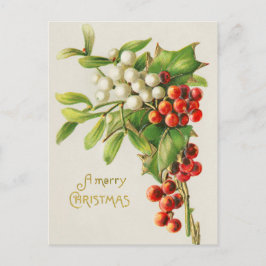 kerstBriefkaart Retro Briefkaart