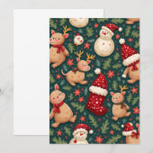 kerstbriefkaart save the date (Voorkant / Achterkant)