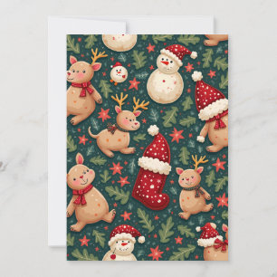 kerstbriefkaart save the date