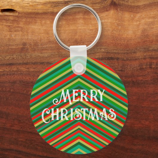 kerstbriefkaart sleutelhanger (Voorkant)