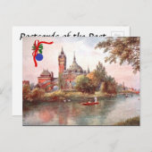 kerstBriefkaart - Stratford-upon-Avon Feestdagenkaart (Voorkant / Achterkant)