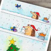 Kerstbriefkaart van Nicole Janes Feestdagenkaart