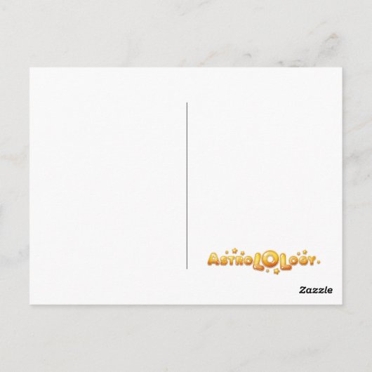 kerstBriefkaart voor Aquarius Briefkaart (Achterkant)