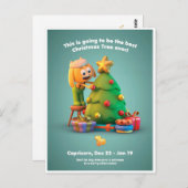 KerstBriefkaart voor Kaapverdië Briefkaart (Voorkant / Achterkant)