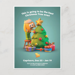 KerstBriefkaart voor Kaapverdië Briefkaart