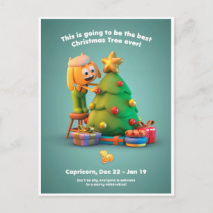 KerstBriefkaart voor Kaapverdië Briefkaart