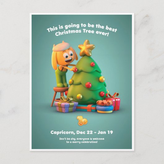 KerstBriefkaart voor Kaapverdië Briefkaart (Voorkant)