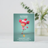 kerstBriefkaart voor kanker Briefkaart (Staand voorkant)