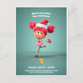 kerstBriefkaart voor kanker Briefkaart (Voorkant)