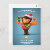 KerstBriefkaart voor Leo Briefkaart (Voorkant / Achterkant)