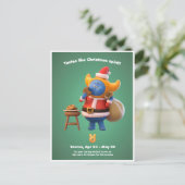 kerstBriefkaart voor Taurus Briefkaart (Staand voorkant)