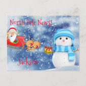 KerstBriefkaarten Noordpool Briefkaart (Voorkant)
