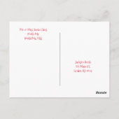 KerstBriefkaarten Noordpool Opossum Briefkaart (Achterkant)