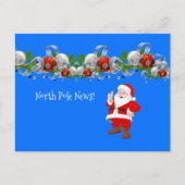 KerstBriefkaarten Noordpool Santa Briefkaart (Voorkant)