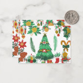 kerstBriefkaarten Notitiekaartje (Voorkant / Achterkant in situ)