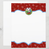 kerstbriefpapier (Voorkant / Achterkant)