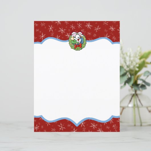 kerstbriefpapier (Staand voorkant)