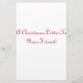 kerstbriefpapier briefpapier (Voorkant)