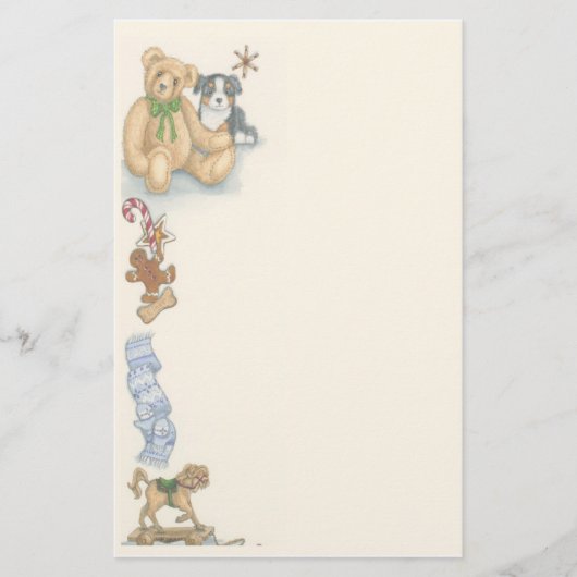 kerstBriefpapier Briefpapier (Voorkant)