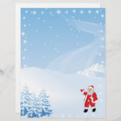 Kerstbriefpapier - Sinterklank (Voorkant / Achterkant)