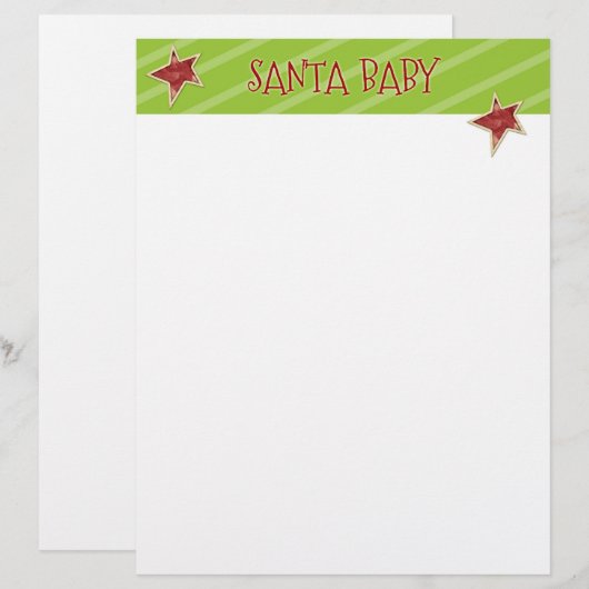 Kerstbriefpapier - Sinterklaringen (Voorkant / Achterkant)