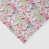 Kerstbrieven aan de Kerstman van over de hele were Tissuepapier (Detail)