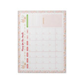 Kerstbrieven naar Santa Maandelijks te doen Planne Notitieblok (Linkerzijde)