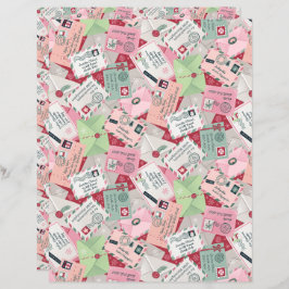 Kerstbrieven naar Santa Scrapbook Paper