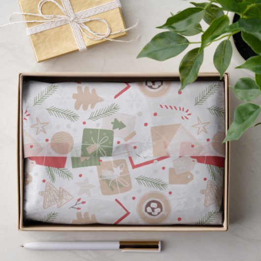 Kerstbrieven Tissuepapier (Geschenk)