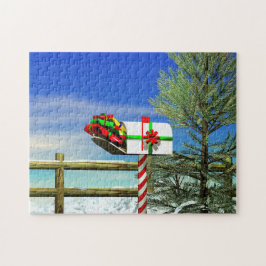 Kerstbrievenbus Legpuzzel