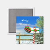 Kerstbrievenbus Magneet (Voorkant / Achterkant)