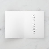 KERSTBRIEVENBUS OP DE NOORDPOOL KERSTMIS KAART (Binnen)