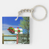 Kerstbrievenbus Sleutelhanger (Achterkant)
