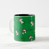 KerstBrittanies Mok met tweetone koffie (Voorkant links)