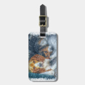 kerstbroeders bagagelabel (Voorkant verticaal)