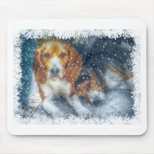 kerstbroeders muismat (Voorkant)
